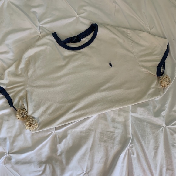 Ringed Sleeve Polo Tee - Picture 4 of 6